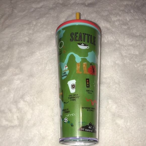 Starbucks Seattle Map Tumbler - Picture 1 of 5